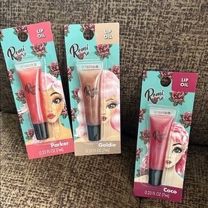 Parker Lip Oil Trio - Pink, Gold, Red